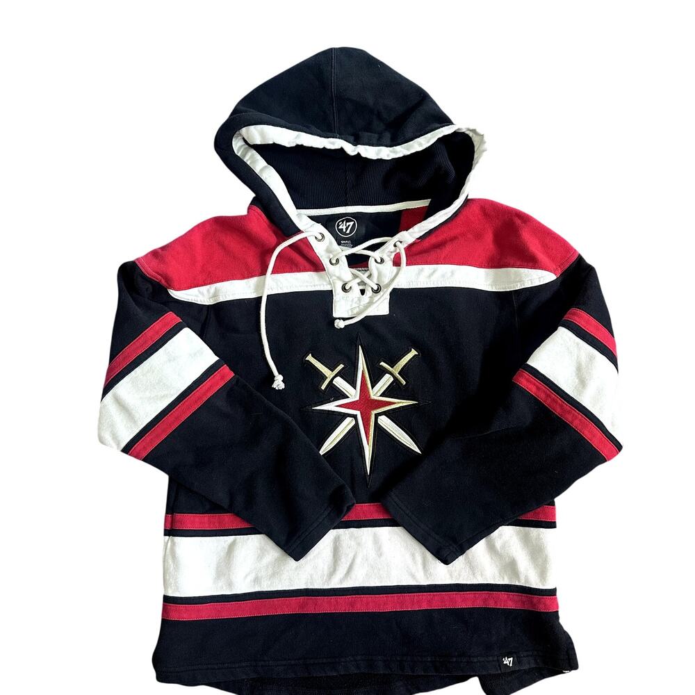 Las Vegas Knights NHL Mark-Andre Fleury Superior Lacer Hoodie 47 brand Men’s S